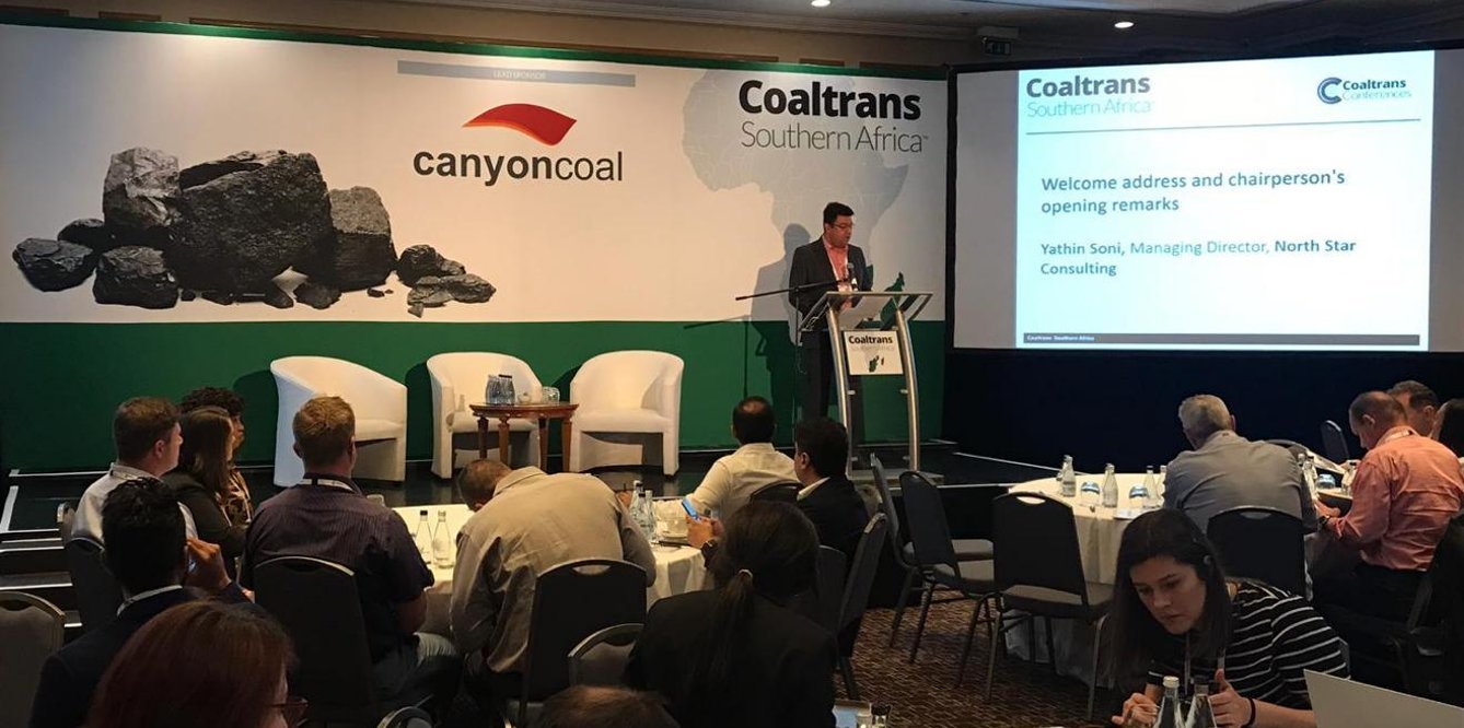 Yathin Soni chairing Coaltrans Southern Africa